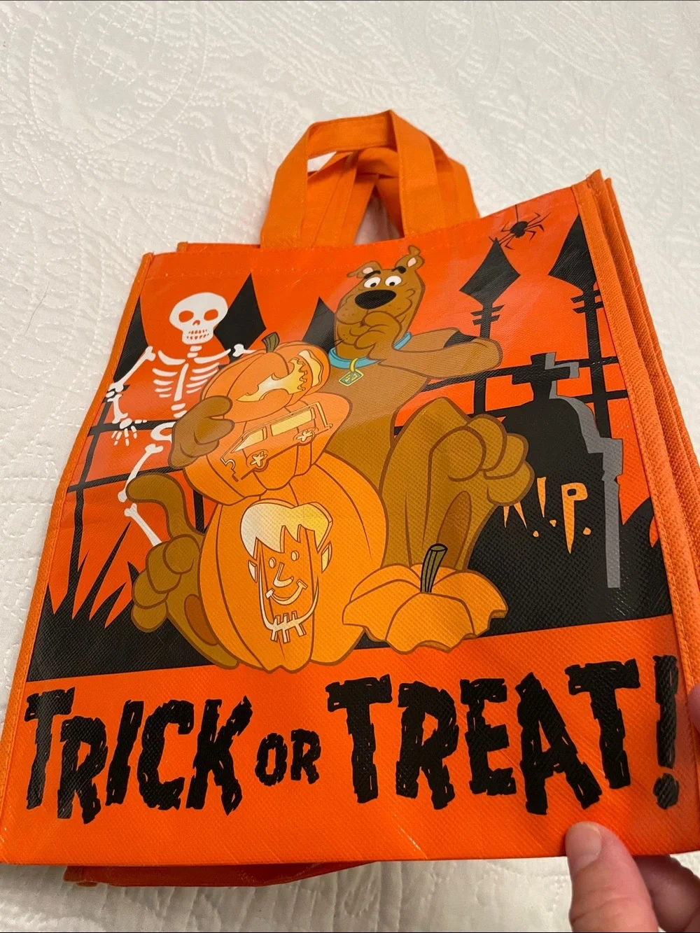 Set of 3 HALLMARK Scooby-Doo! Halloween Goodies Tote Bags Trick or Treat Bags